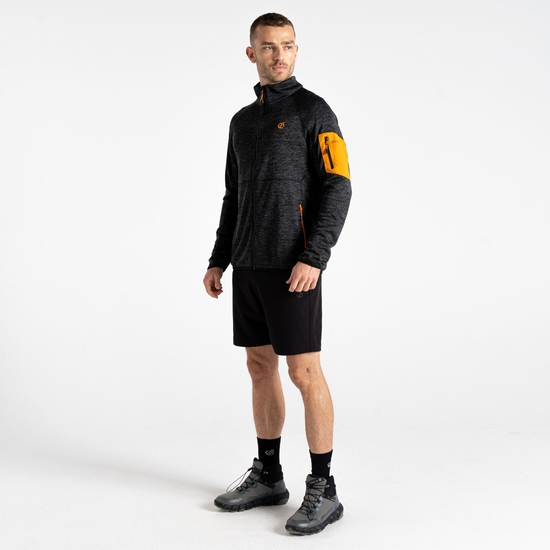 Men's Torrek Mountain Zip Through Fleece Black 