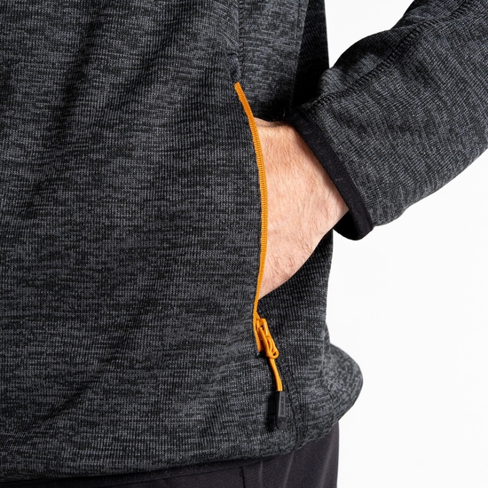 Men's Torrek Mountain Zip Through Fleece Black 