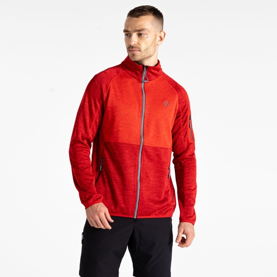 Men's Torrek Mountain Zip Through Fleece Danger Red