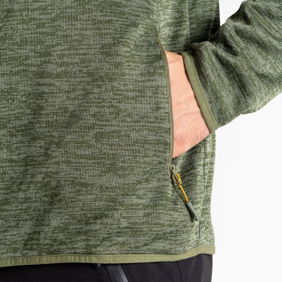 Men's Torrek Mountain Zip Through Fleece Olivine Green
