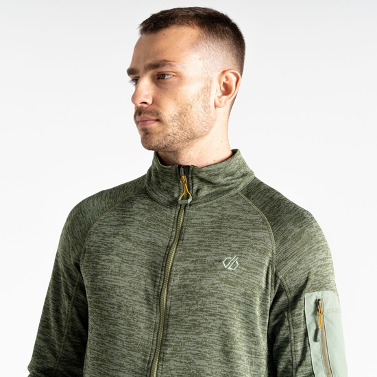 Men's Torrek Mountain Zip Through Fleece Olivine Green