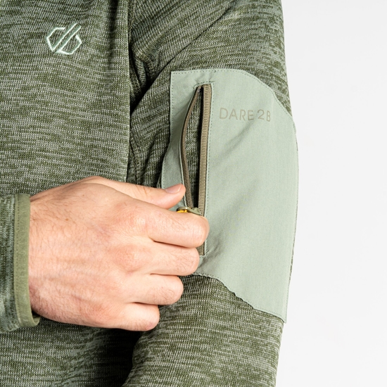 Men's Torrek Mountain Zip Through Fleece Olivine Green