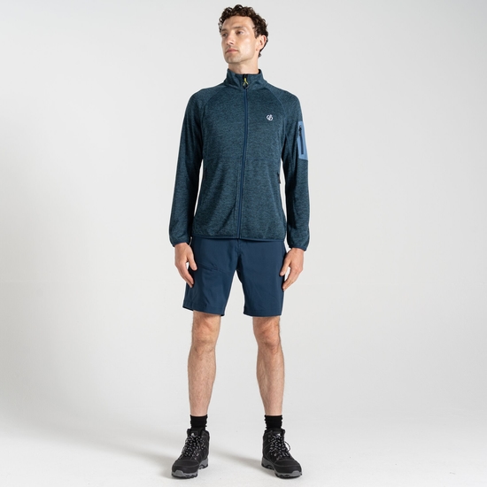 Men's Torrek Mountain Zip Through Fleece Moonlight Denim