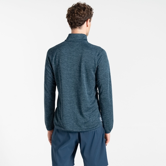 Men's Torrek Mountain Zip Through Fleece Moonlight Denim
