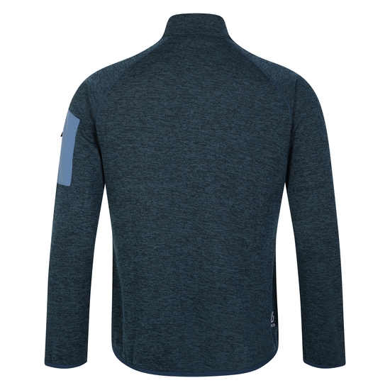 Men's Torrek Mountain Zip Through Fleece Moonlight Denim