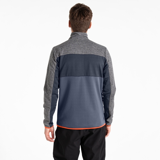Herren Venture Fleece Dunkelgrau Meliert