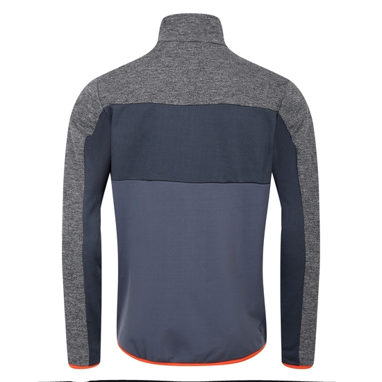 Herren Venture Fleece Dunkelgrau Meliert