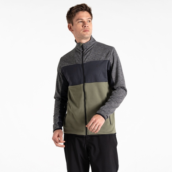 Men's Venture Fleece Black Green