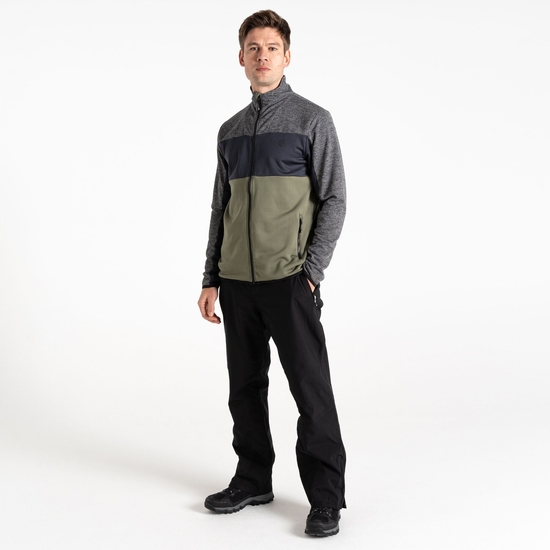 Men's Venture Fleece Black Green