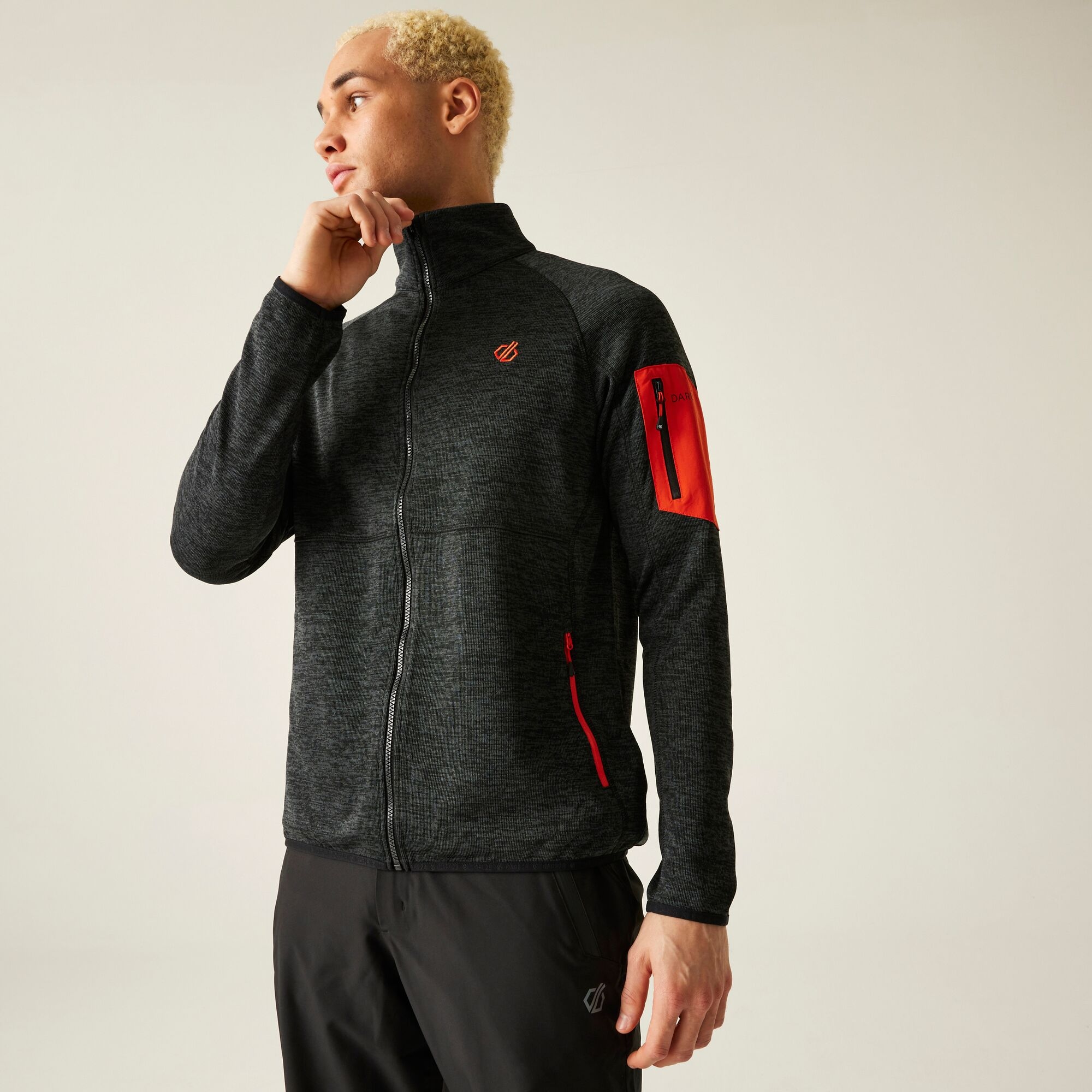 Dare 2b Men's Mountain Series Thermal Fleece Black, Size: XL