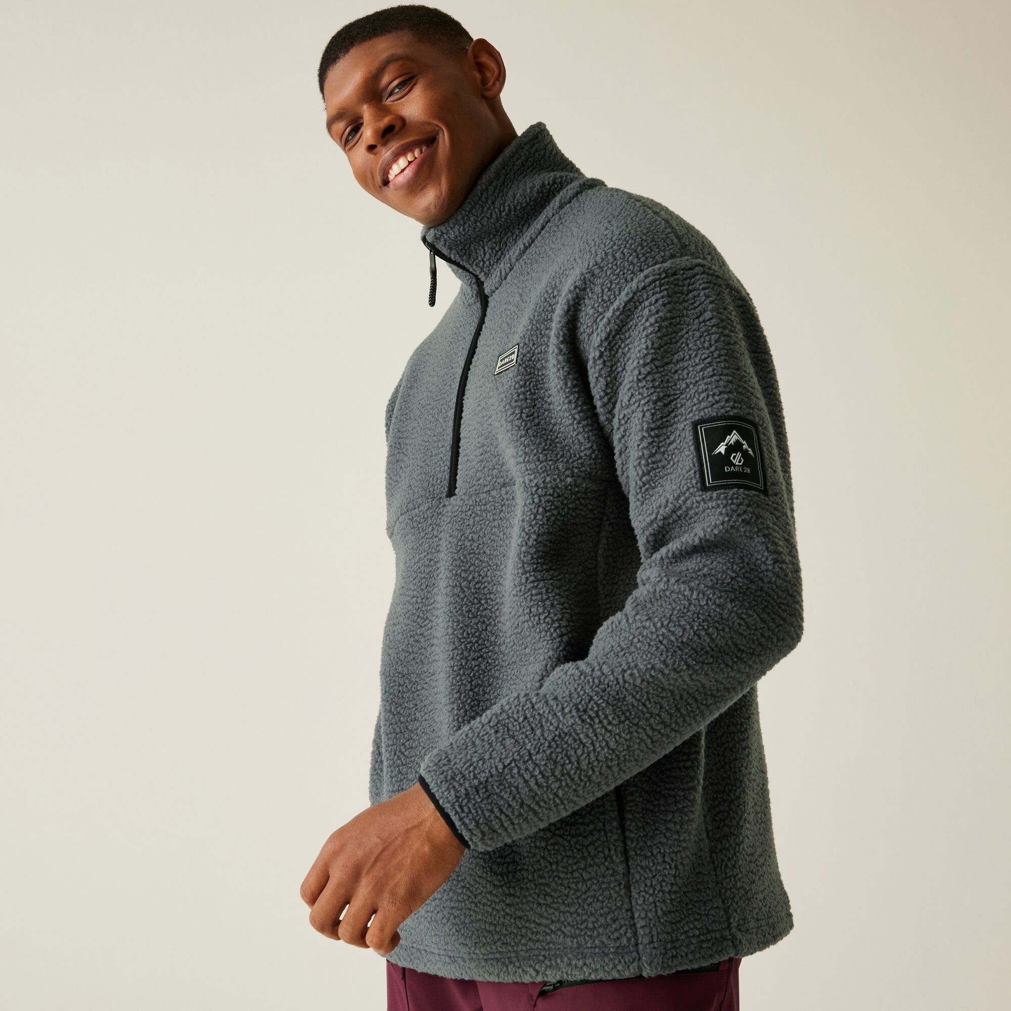 Dare 2B Men's Grey Twin Tip Fleece Size: Xxl
