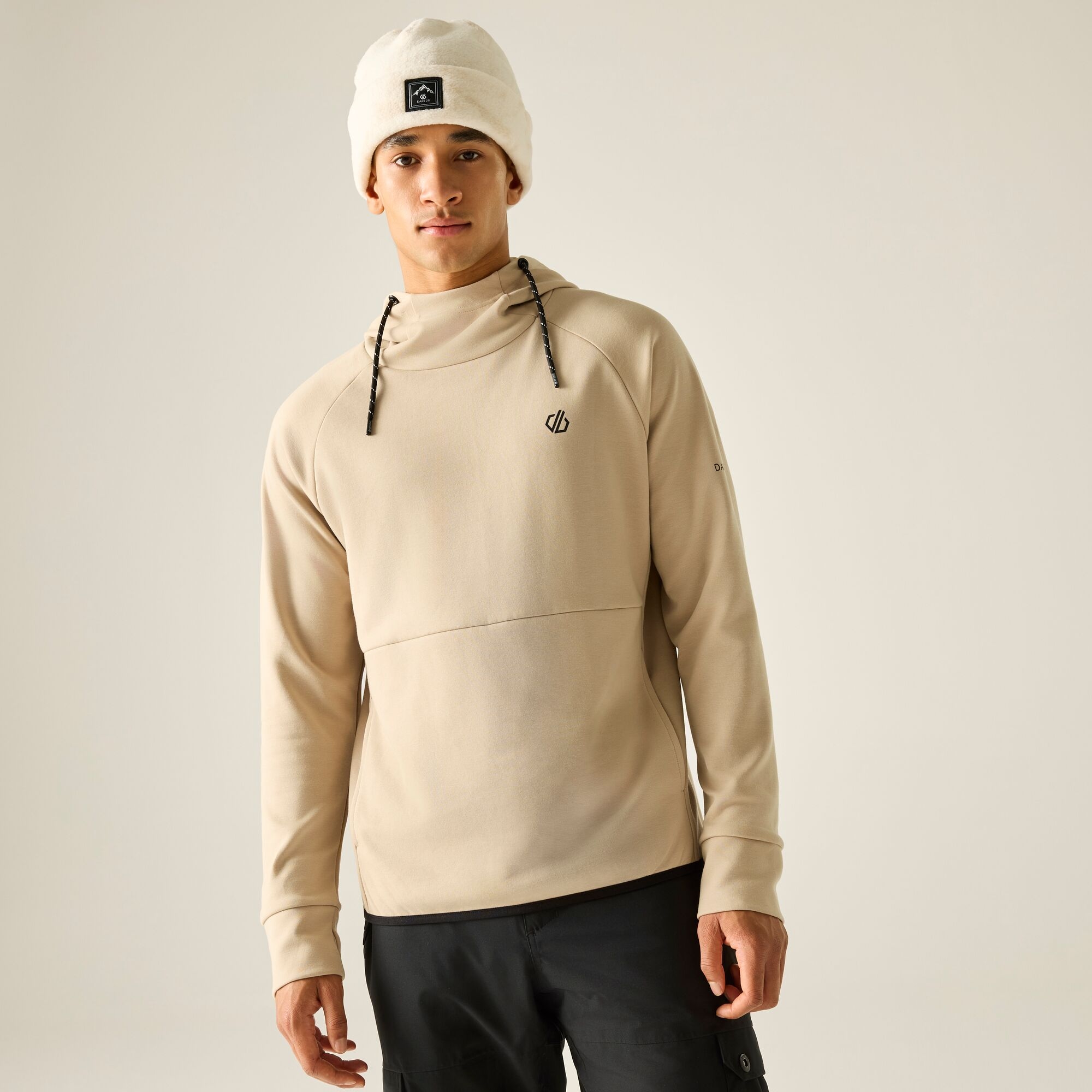 Dare 2B Men's White Ollie Hoodie, Cotton, Cotton Size: Xs - Image 1