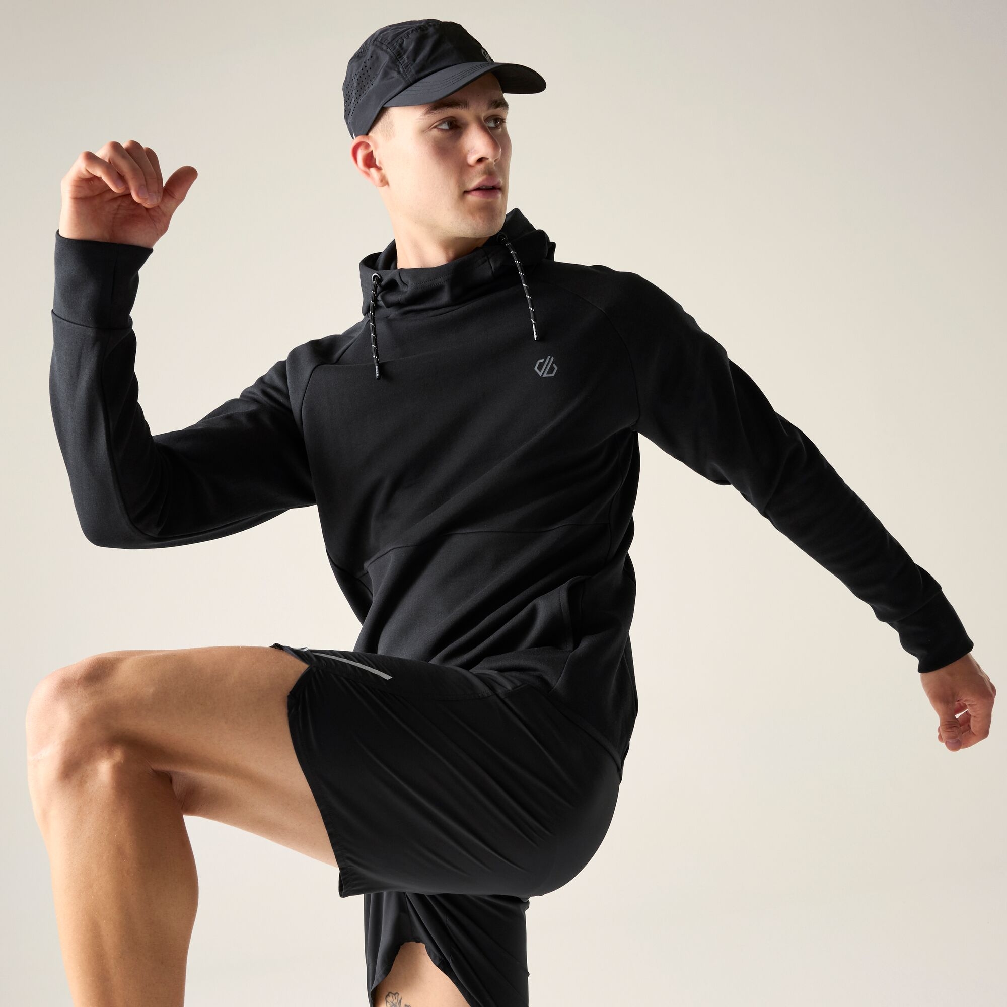 Dare 2B Men's Black Ollie Hoodie, Cotton, Cotton Size: L