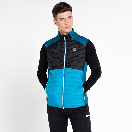 Mountaineer Homme Gilet en laine  Bleu
