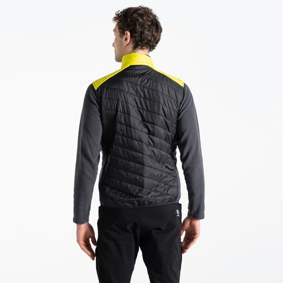 Men's Touring Lightweight Gilet Neon Spring Yellow Black 