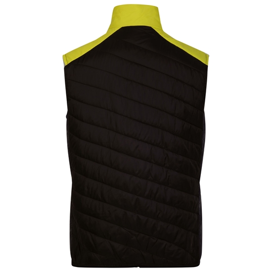 Men's Touring Lightweight Gilet Neon Spring Yellow Black 