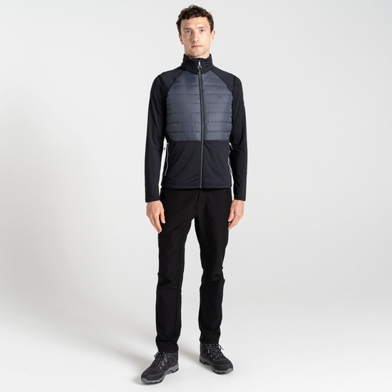 Men's Descending Gilet Black Ebony Grey