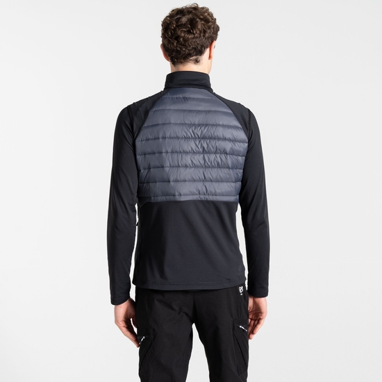 Men's Descending Gilet Black Ebony Grey