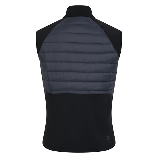 Men's Descending Gilet Black Ebony Grey