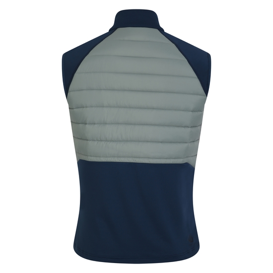 Men's Descending Gilet Green Moonlight Denim