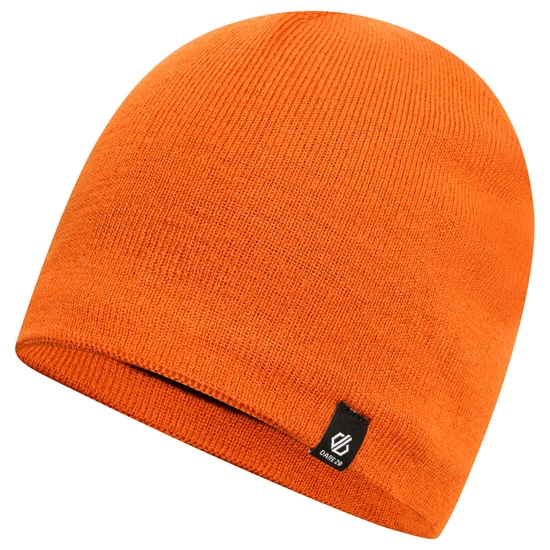 Rethink Beanie-Mütze mit Stickerei für Herren Orange