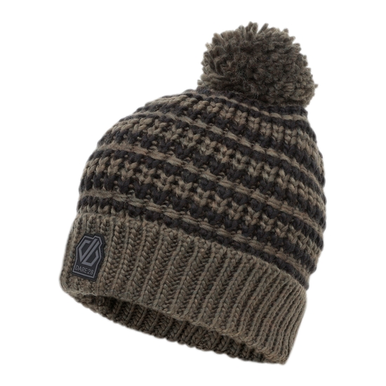 Herren Thinker III Beanie-Mütze Dunkles Khaki & Schwarz