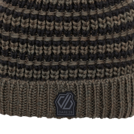 Men's Thinker III Beanie Dark Khaki Black