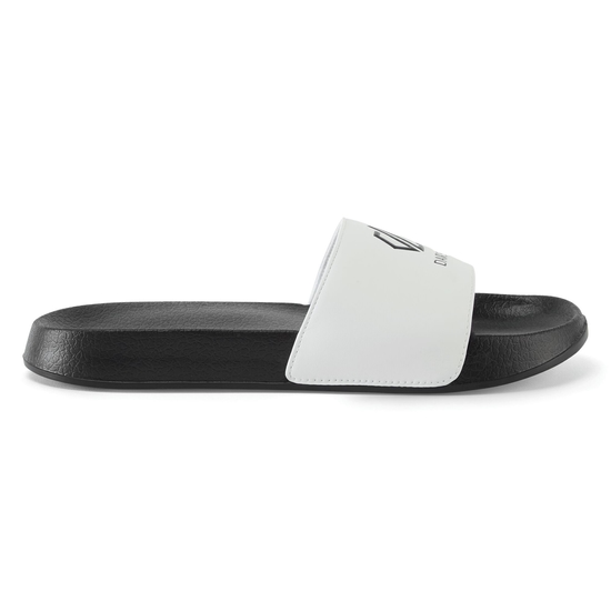 Men's Arch Sliders Black White