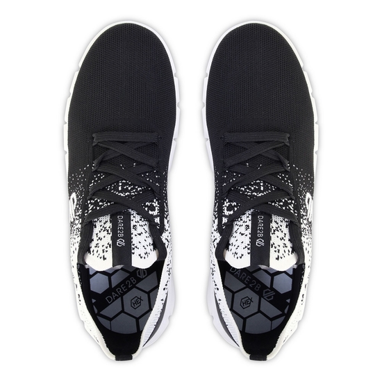 Men's Hex-At Trainers Black White
