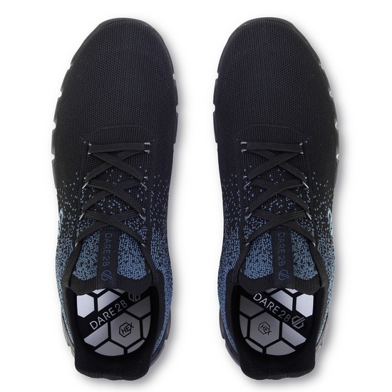 Men's Hex-At Trainers Black Orion Grey