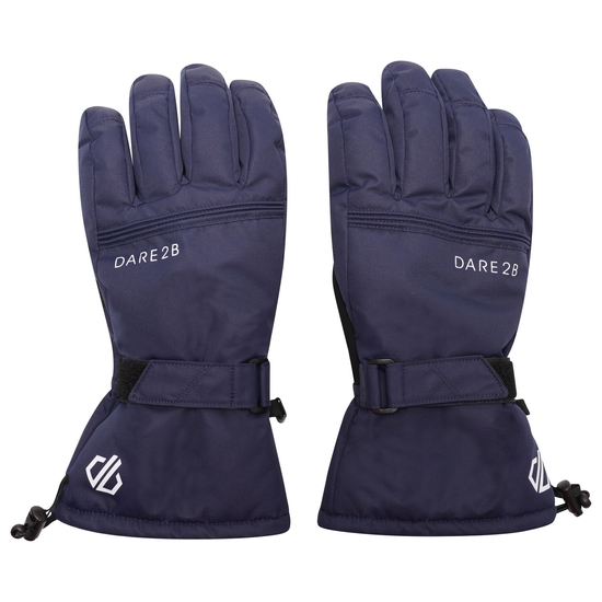 Men's Worthy Waterproof Ski Gloves Moonlight Denim
