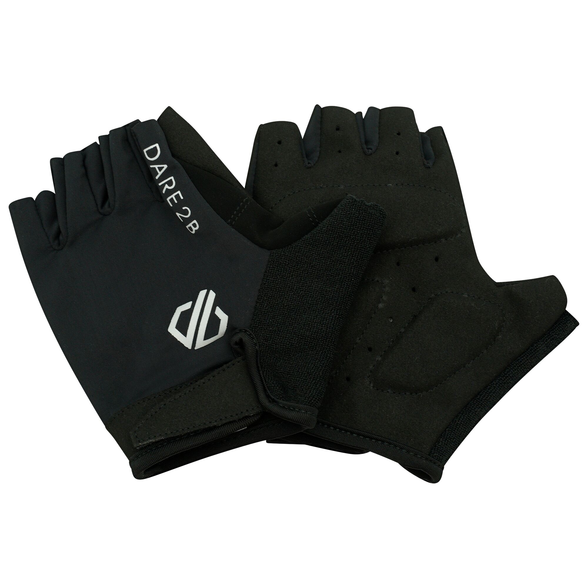 Photos - Winter Gloves & Mittens DARE 2B Men's Lightweight Pedal Out Fingerless Cycling Gloves Black, Size: 