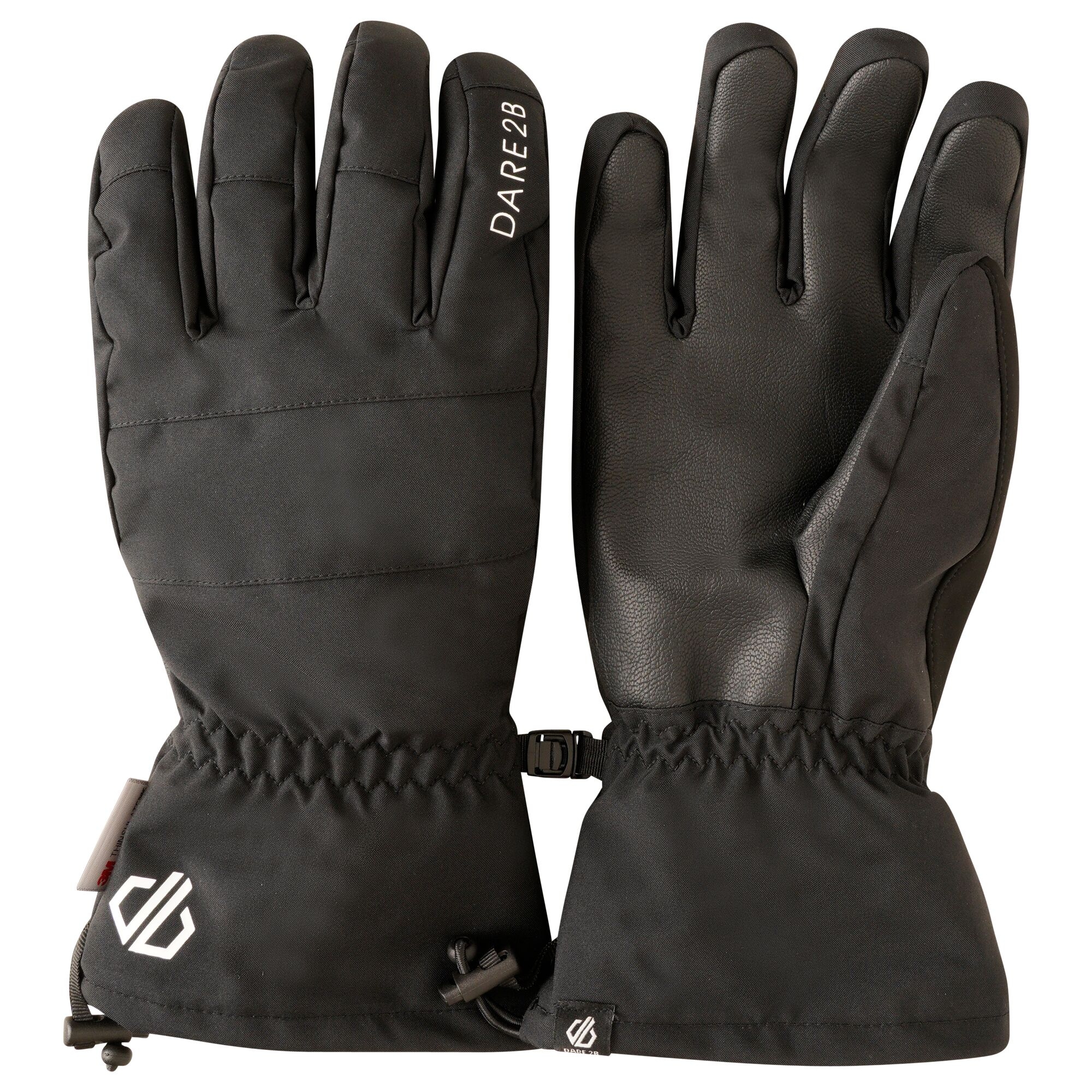 Photos - Ski Wear DARE 2B Men's Water Repellent Diversity II Ski Gloves Black, Size: M DMG34 