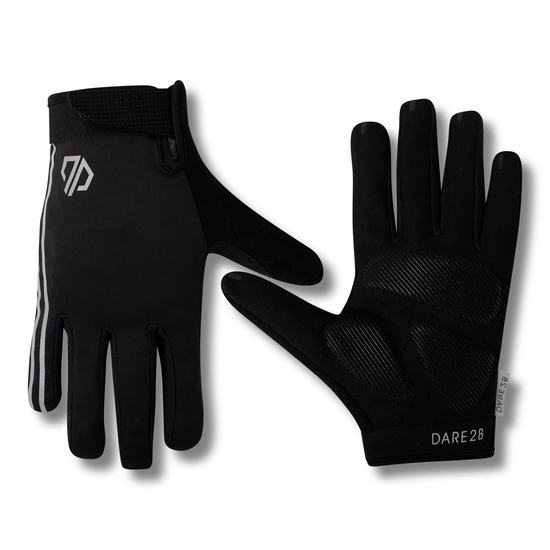Gants de cyclisme légers pour homme Noir