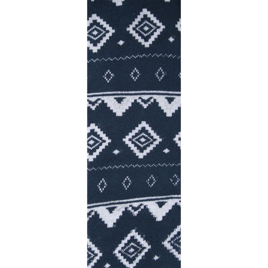 Men's Printed Ski Socks  Moonlight Denim 