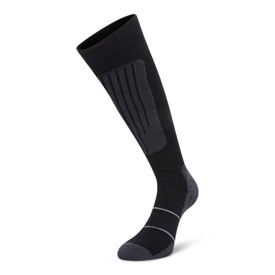 Chaussettes de ski techniques Homme Gris-Noir
