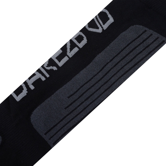 Chaussettes de ski techniques Homme Gris-Noir