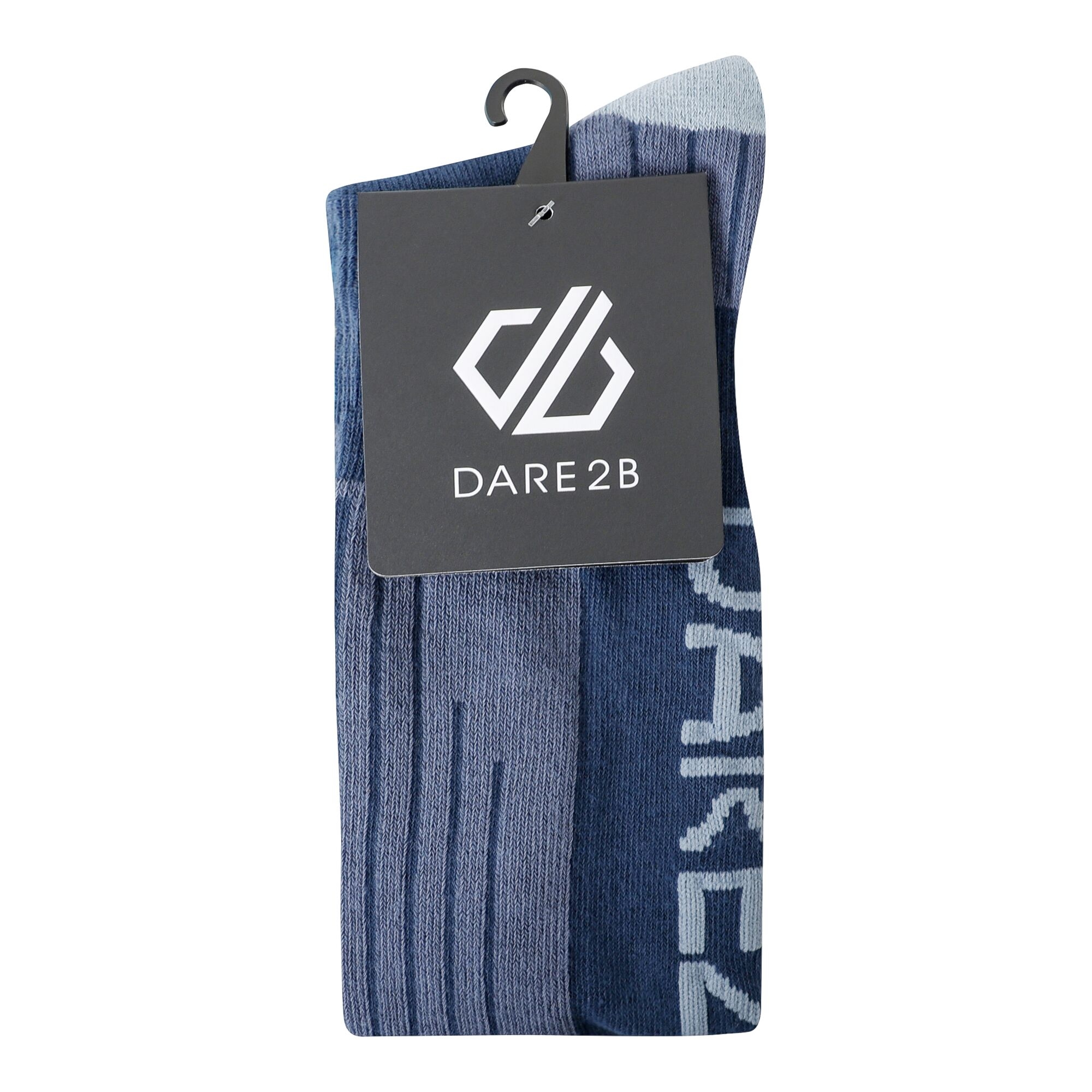 Dare 2B Men's Blue Technical Ski Socks, Cotton, Cotton Size: Uk 6-8