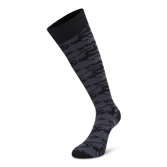 Chaussettes de ski à imprimé Homme Gris