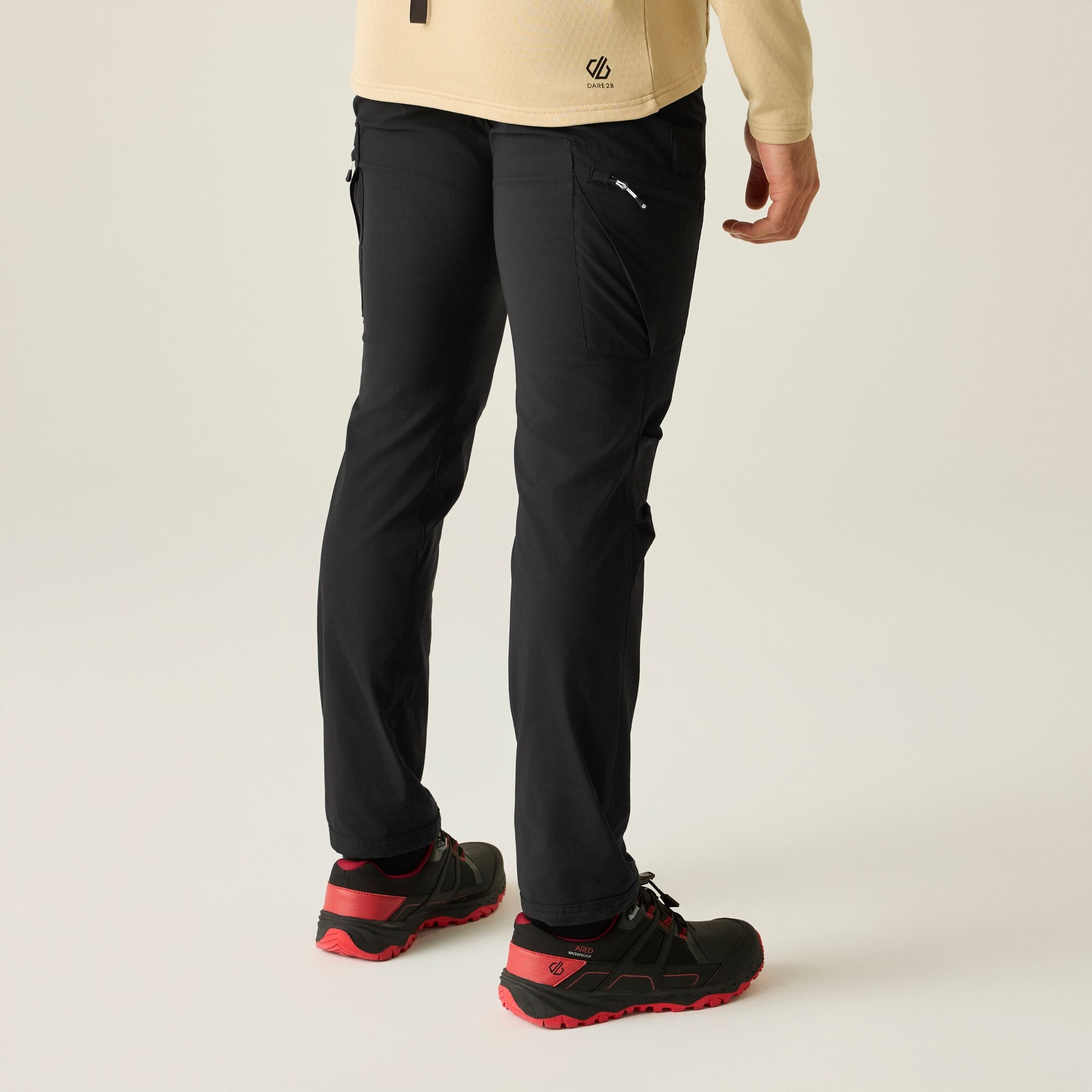 Dare 2B Men's Tuned In Ii Multi Pocket Zip Off Walking Tro Black Size 36 R - Image 3