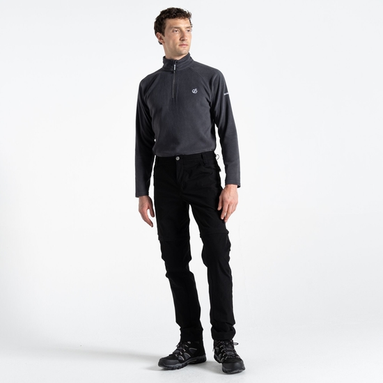 Men's Tuned In II Multi Pocket Zip Off Walking Trousers Black