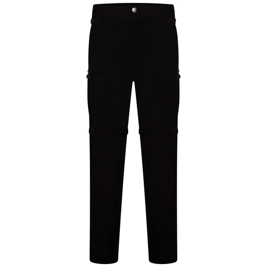 Men's Tuned In II Multi Pocket Zip Off Walking Trousers Black