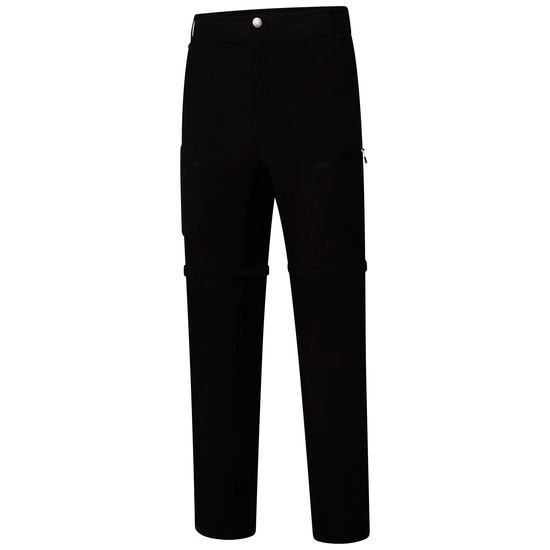 Men's Tuned In II Multi Pocket Zip Off Walking Trousers Black