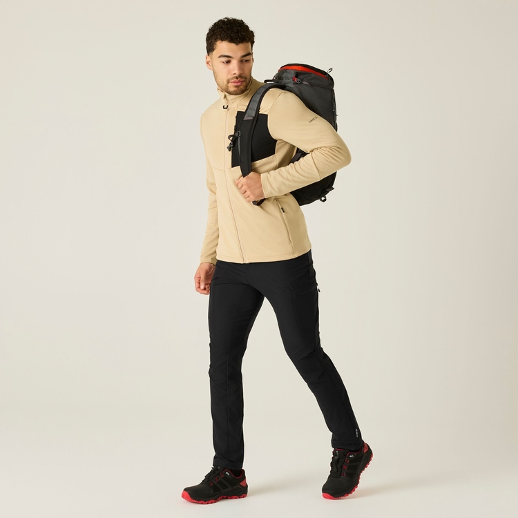 Men's Tuned In II Multi Pocket Zip Off Walking Trousers - Black