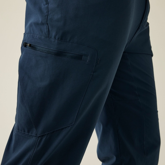 Men's Tuned In II Multi-Pocket Walking Trousers Moonlight Denim