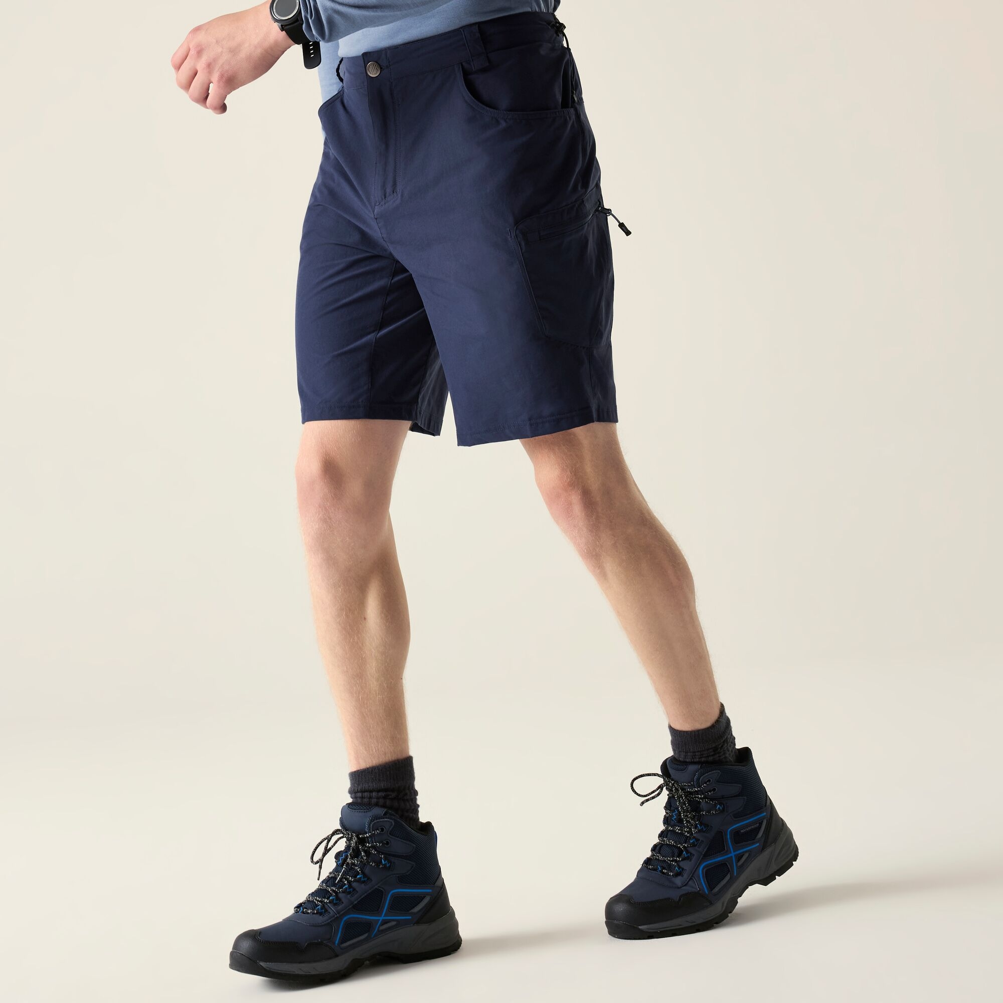 Dare 2B Men's Blue Tuned In Ii Walking Shorts Size: 34