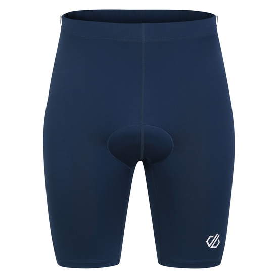 Men's Bold Reflective Cycling Shorts Moonlight Denim