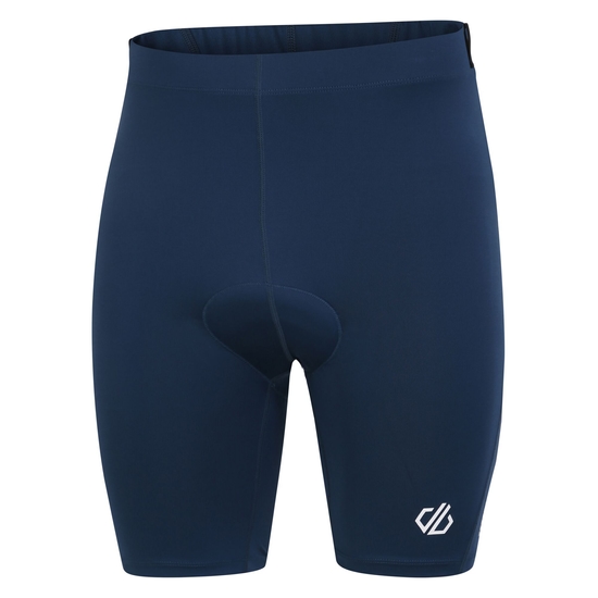Men's Bold Reflective Cycling Shorts Moonlight Denim