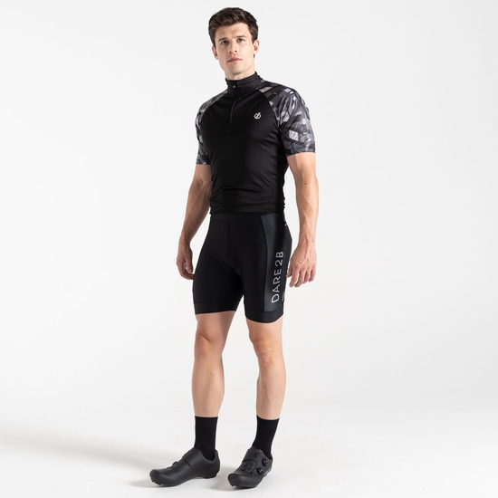 Ecliptic II Gel-Fahrradshorts Für Herren Schwarz