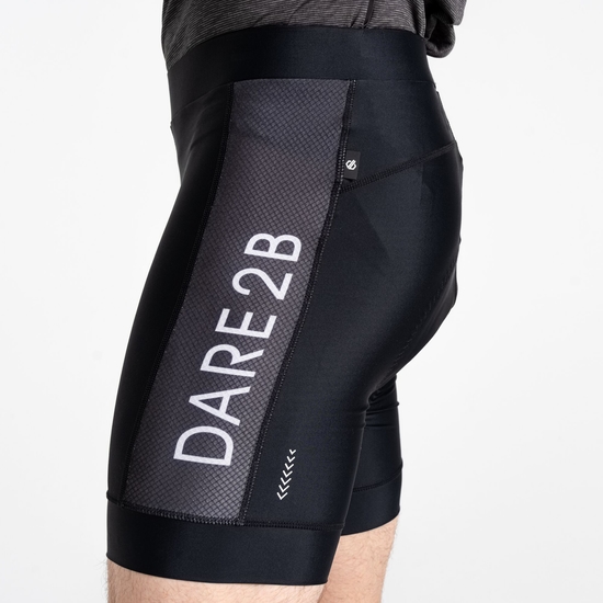 Men's Ecliptic II Reflective Cycling Shorts Black